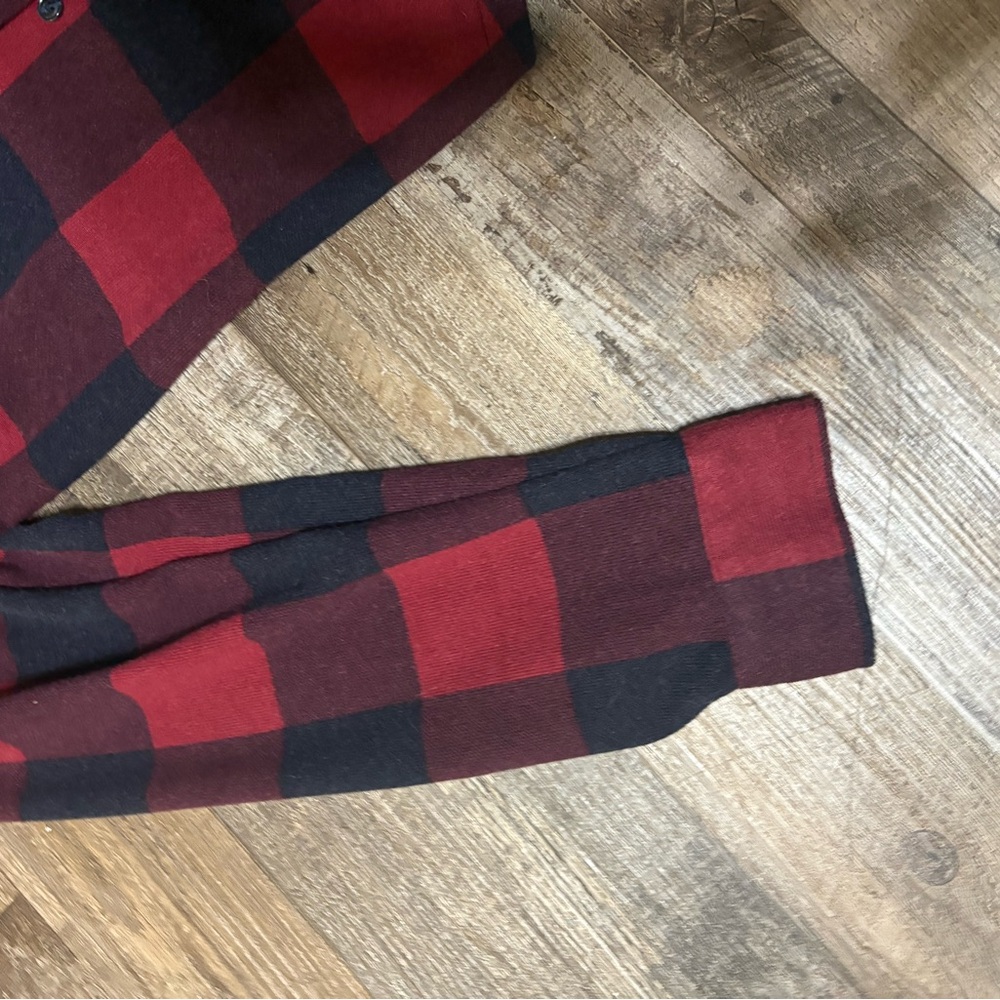 Eight Sixty Red and Black Plaid Button Down Shirt - Picture 5 of 5